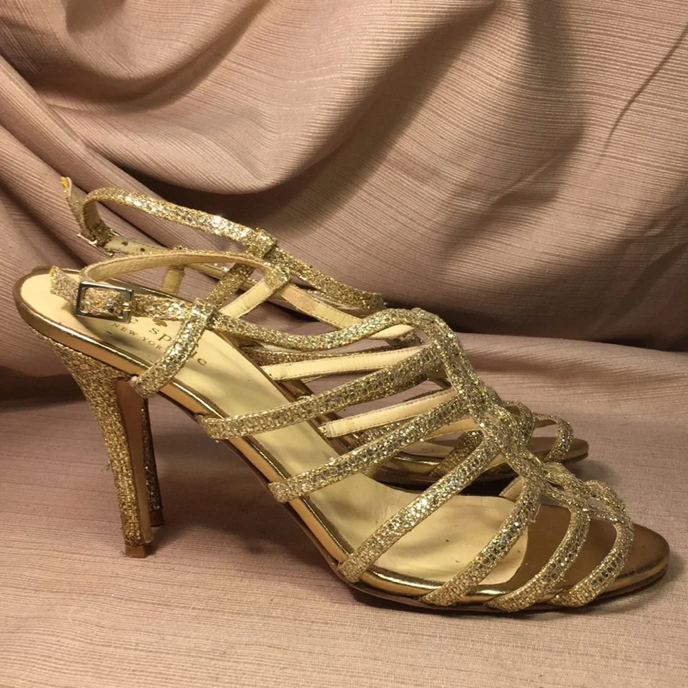 Kate Spade golden heels